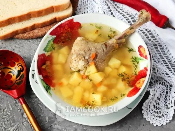 Фото блюда: Суп из гуся