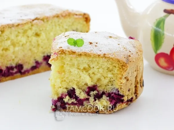 Фото блюда: Шарлотка с ягодами