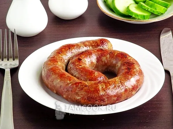 Фото блюда: Колбаса чесночная по-селянски