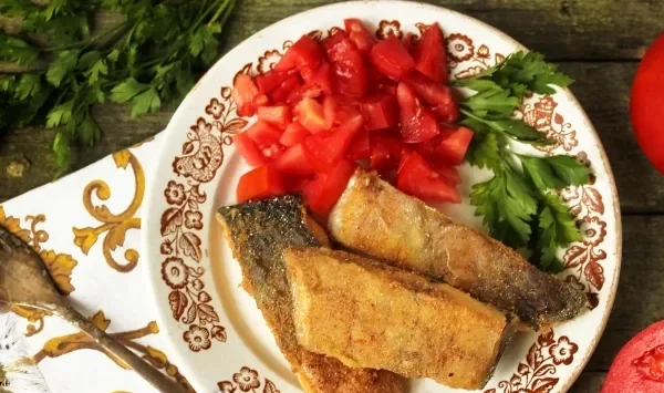 Фото блюда: Жареный пангасиус в кукурузной панировке