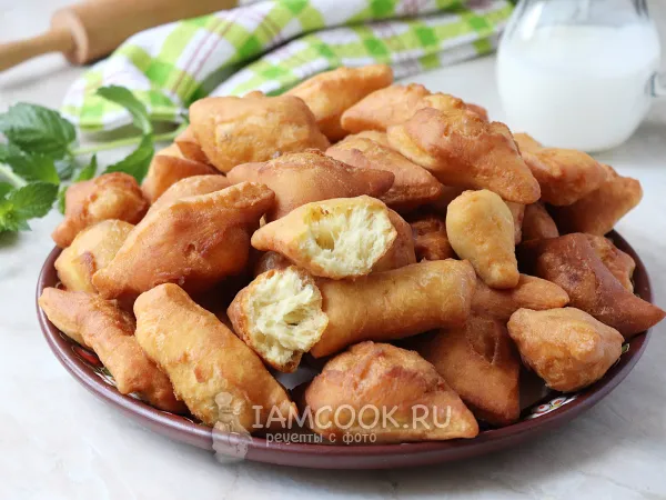 Фото блюда: Баурсаки на кислом молоке (без дрожжей)