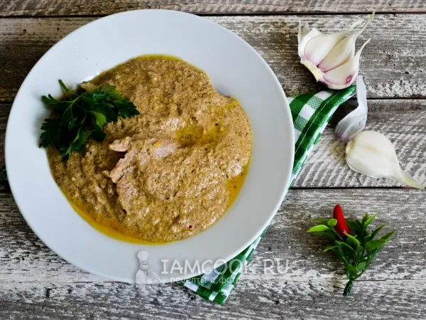 Фото блюда: Сациви из курицы по-грузински (классический рецепт)