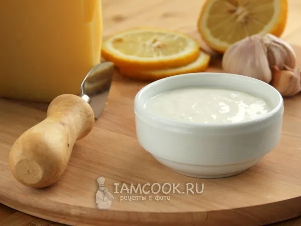 Фото блюда: Сырно сметанный соус