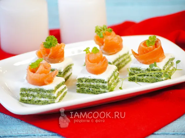 Фото блюда: Закусочные пирожные