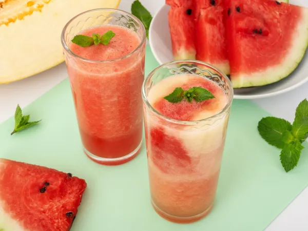 Фото блюда: Смузи из арбуза и дыни