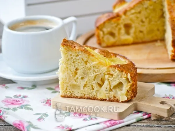 Фото блюда: Шарлотка с ананасом