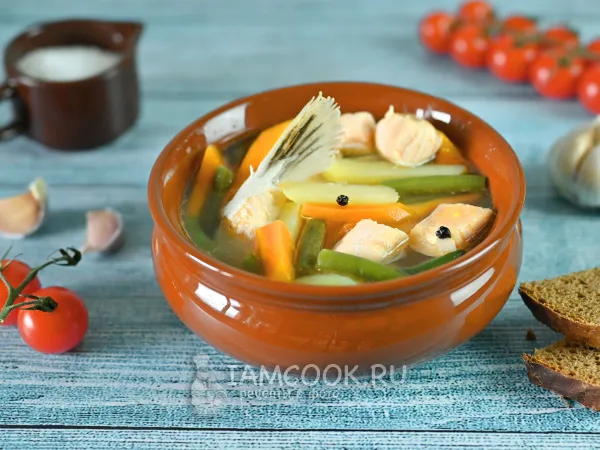 Фото блюда: Суп из брюшек семги