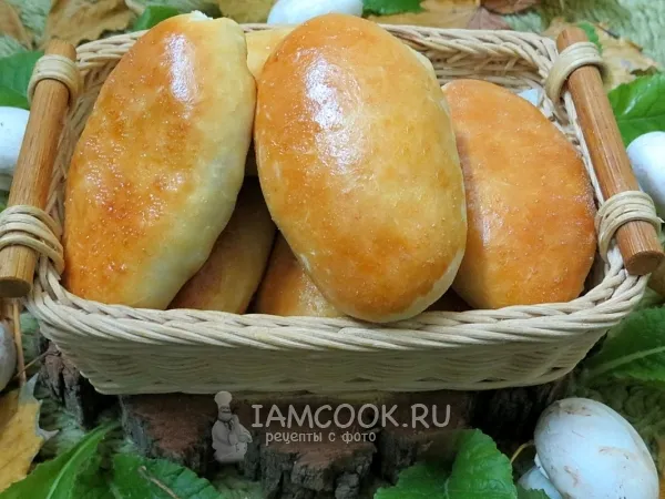 Фото блюда: Пирожки с грибами и рисом