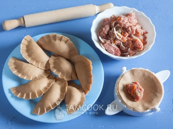 Фото блюда: Пельмени из цельнозерновой муки