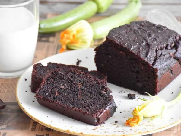 Фото блюда: Шоколадный кекс с цукини и финиками