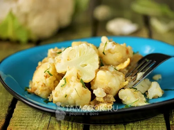 Фото блюда: Жареная цветная капуста