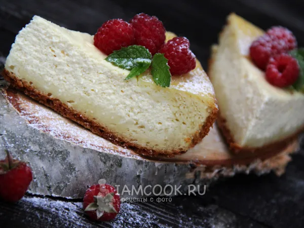 Фото блюда: Ленивая ватрушка с творогом в мультиварке