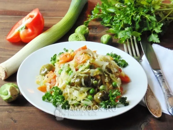 Фото блюда: Овощное рагу с капустой