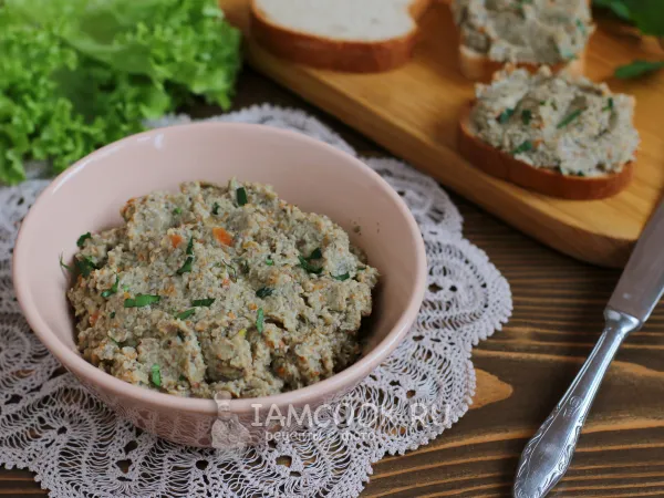 Фото блюда: Грибная икра из вешенок