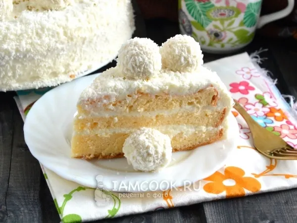 Фото блюда: Торт «Рафаэлло»