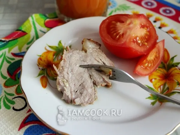 Фото блюда: Шейка свиная пряная в фольге