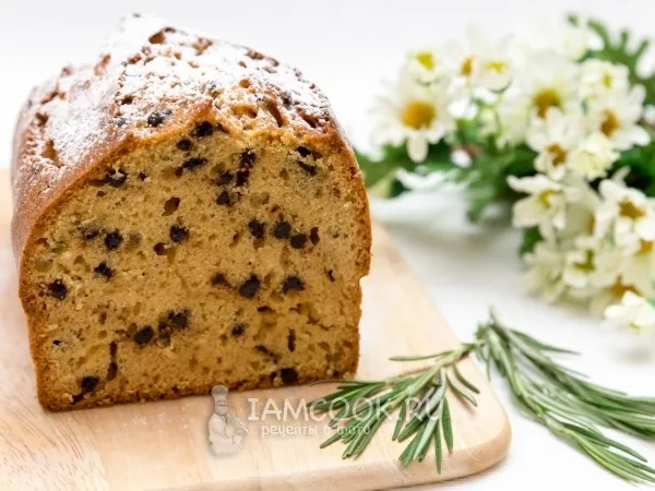 Фото блюда: Кекс с розмарином и шоколадными каплями