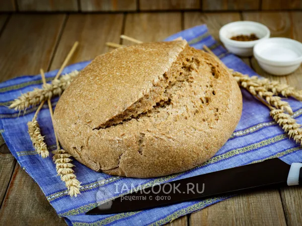 Фото блюда: Хлеб с нутовой мукой (пшеничный)