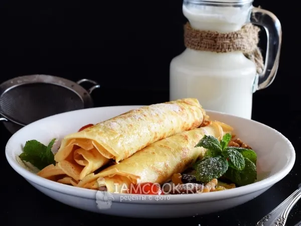 Фото блюда: Блины на кефире (классический рецепт)