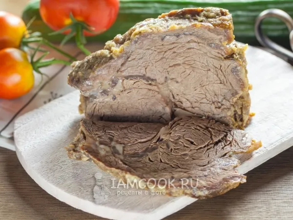 Фото блюда: Говядина в майонезе в духовке