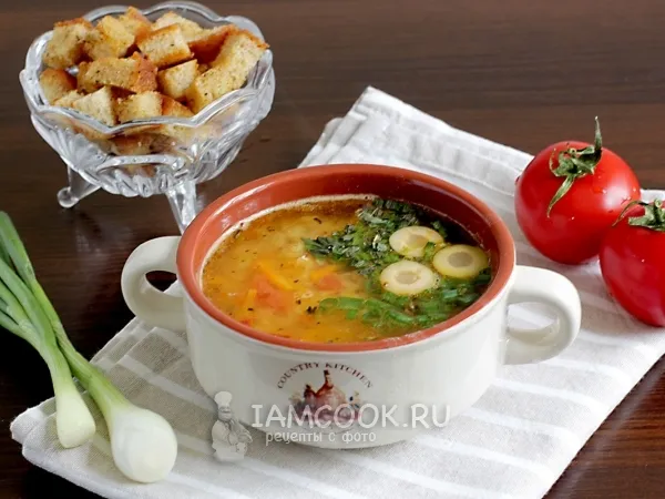 Фото блюда: Постный суп из чечевицы