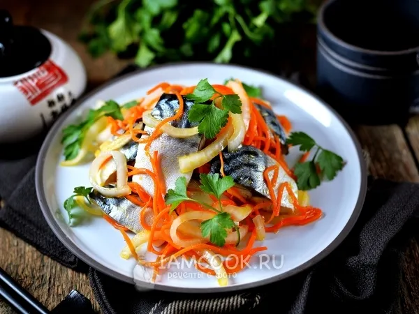 Фото блюда: Скумбрия, маринованная по-корейски