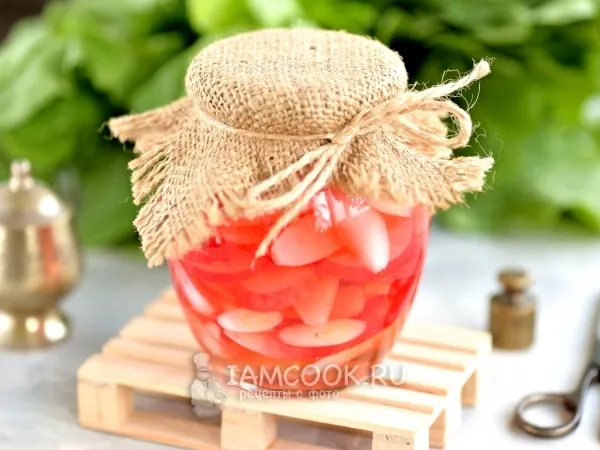 Фото блюда: Маринованный редис (редиска) быстрого приготовления