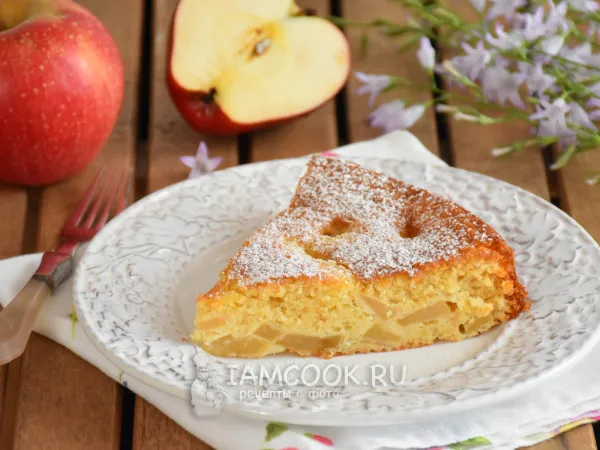 Фото блюда: Пирог «12 ложек» с яблоками