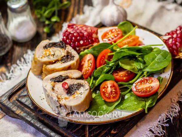 Фото блюда: Куриный рулет в аэрогриле