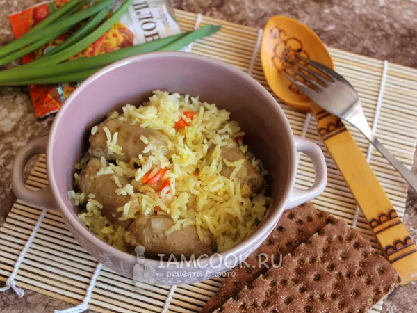 Фото блюда: Плов с купатами в мультиварке