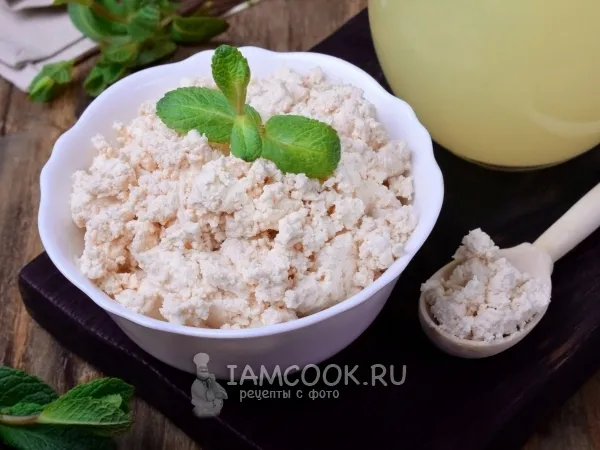 Фото блюда: Творог из топленого молока в домашних условиях
