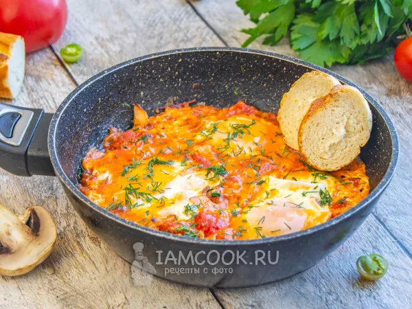 Фото блюда: Шакшука с беконом