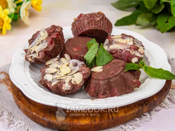 Фото блюда: Замороженная клубника в шоколаде