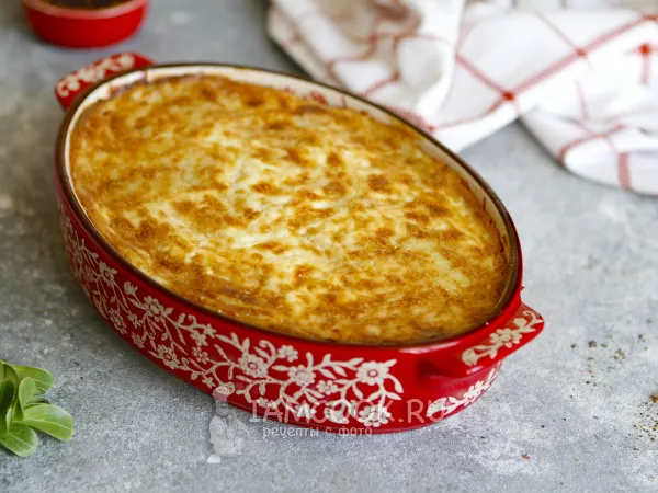 Фото блюда: Постная запеканка из картофеля