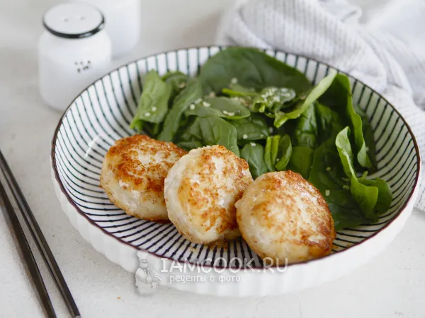 Фото блюда: Рыбные котлеты с сыром