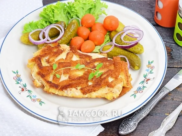 Фото блюда: Шницель по-столичному