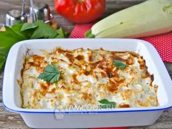 Фото блюда: Запеканка из кабачков и цветной капусты