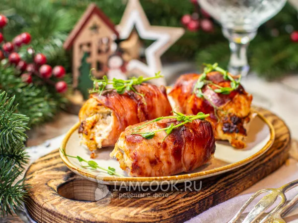 Фото блюда: Куриные рулетики в аэрогриле