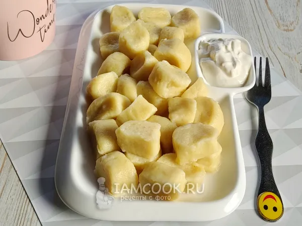 Фото блюда: Картофельные галушки