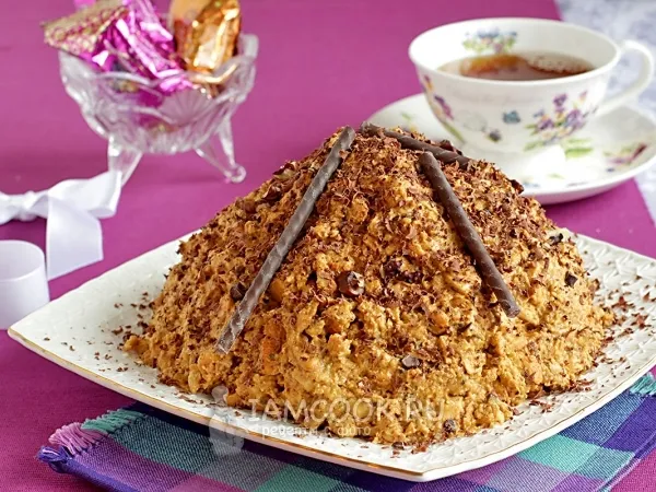 Фото блюда: Торт «Муравейник» из печенья