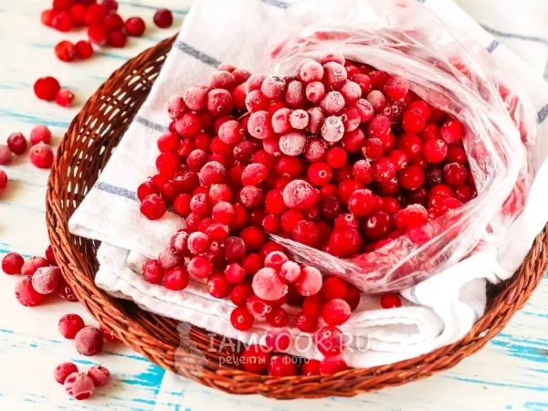 Фото блюда: Заморозка клюквы на зиму