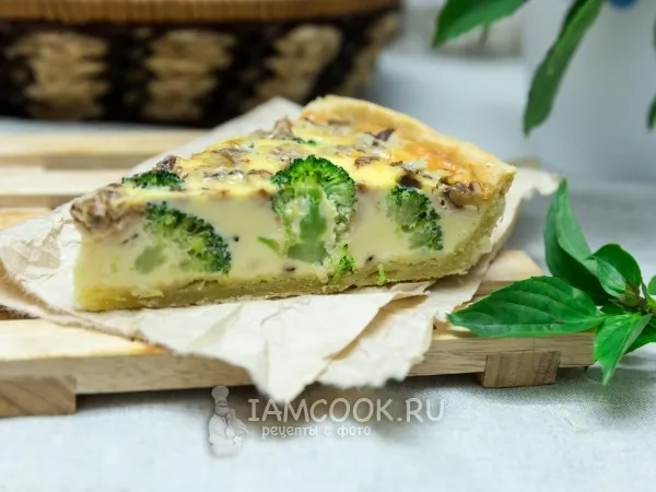 Фото блюда: Пирог с брокколи и сыром