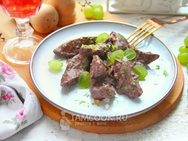 Фото блюда: Печень по-сицилийски