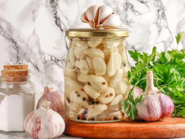 Фото блюда: Маринованный чеснок по-грузински на зиму