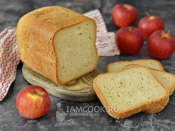 Фото блюда: Яблочный хлеб в хлебопечке