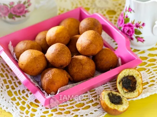 Фото блюда: Пончики с маком