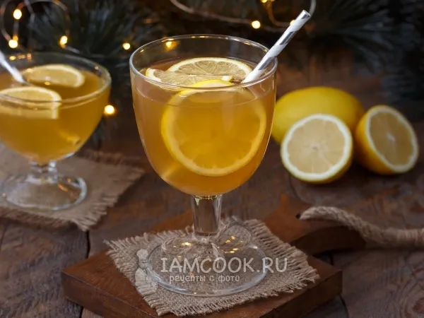 Фото блюда: Горячий лимонад