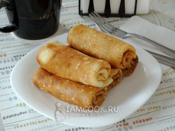 Фото блюда: Кабачковые блины с начинкой