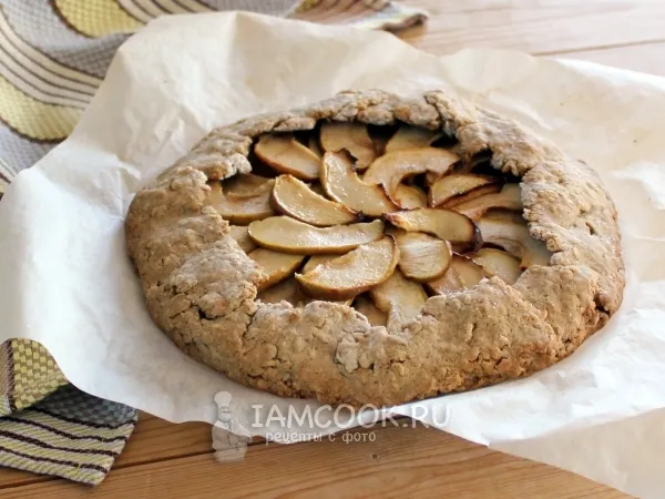 Фото блюда: Постная галета с яблоками