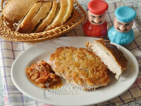 Фото блюда: Шницель по-министерски